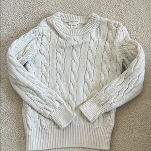 Crewcuts Soft Gray Cable Knit Sweater